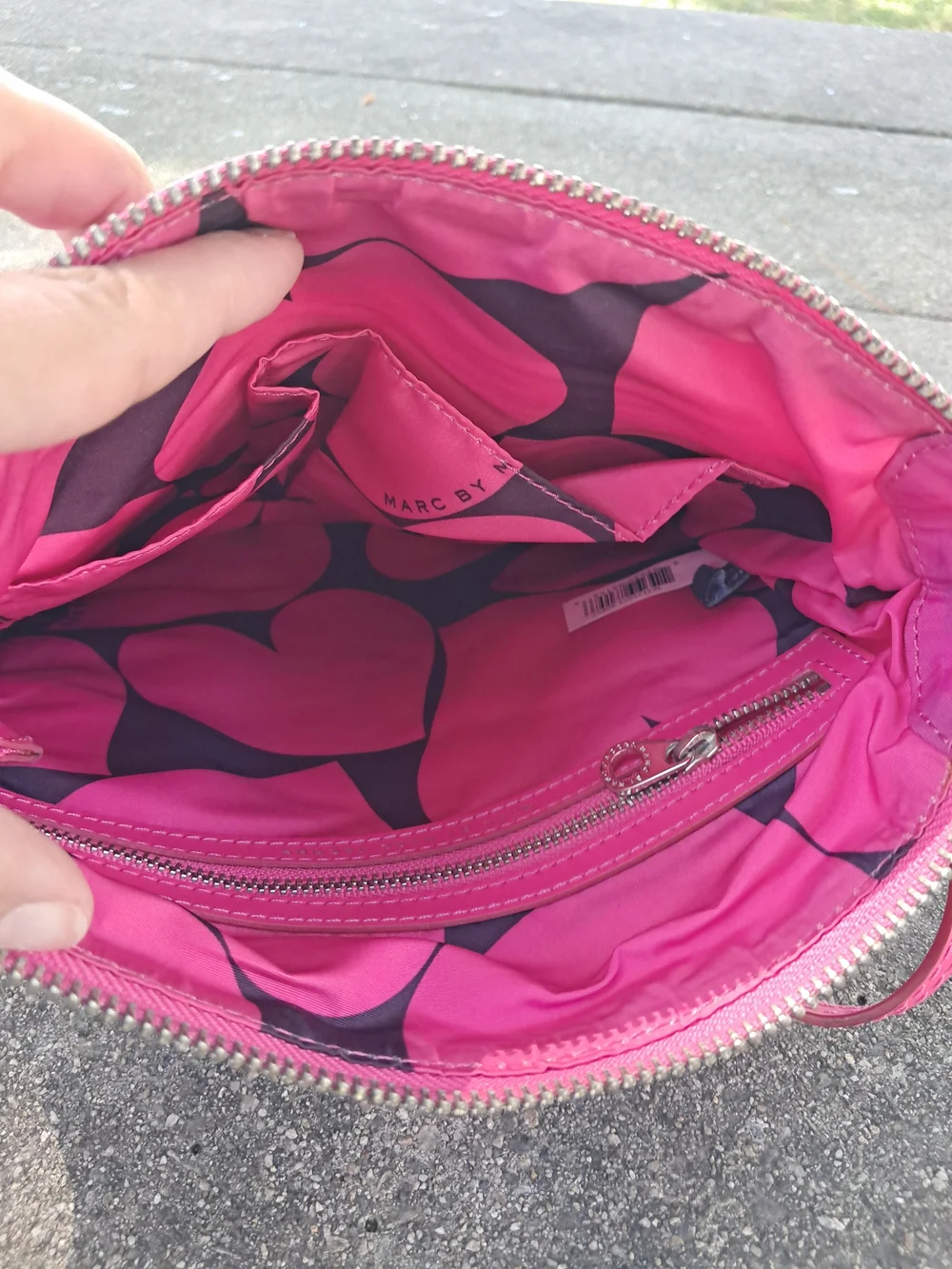 Marc by Marc Jacobs Pink Crossbody Nylon Shoulder Bag
